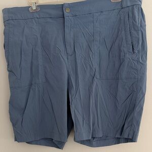 Athleta Slate Blue Utility Athletic Shorts